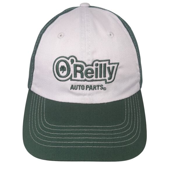O'Reilly Auto Parts Strapback Baseball Cap Green One Size Adjustable Embroidered - Picture 1 of 9
